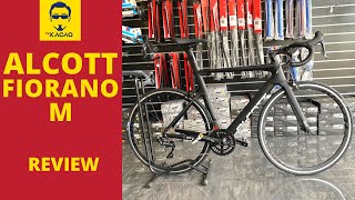 ALCOTT FIORANO M Road Bike Malaysia  Shimano 105 Carbon Basikal Sepeda RM3000 Review [upl. by Elleinet]