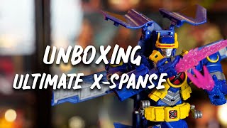 Unboxing Hasbro’s Transformers Collaborative XMen MashUp – The Ultimate XSpanse [upl. by Skipton161]