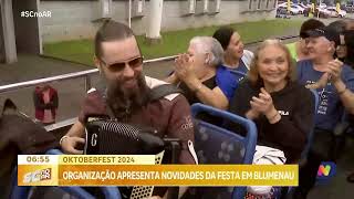 Oktoberfest Blumenau 2024 organização revela novidades para a festa [upl. by Nellda781]