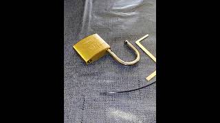 1 5 BRINKS lock picked with zip tie [upl. by Jesh]