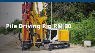 RTG Rammtechnik GmbH – Pile Driving Rig RM 20 [upl. by Aniluap597]