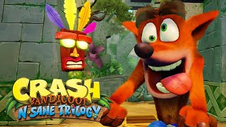 CRASH BANDICOOT no PS4  Crash N Sane Trilogy Remake  Remaster Gameplay em Português [upl. by Ramsden]