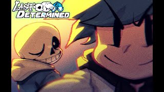 FNF Last Determined  LOVE V4 LYRICS  BF VS SANS  GFC [upl. by Ettezzus599]