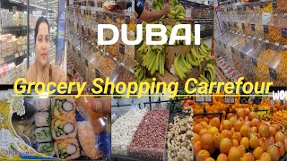 Monthly Grocery Shopping in Dubai Carrefour 2024 [upl. by Ecienahs566]