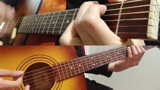 Minsan  Eraserheads acoustic guitar solo w tab [upl. by Oramlub]