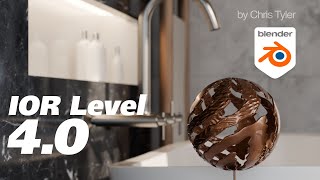 What is the new IOR Level material function in Blender 40 [upl. by Elboa]