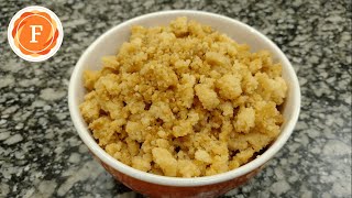 Crumble o Streusel  Crocante para Postres  Feather Sweets [upl. by Compton40]