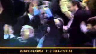 Rivaldo  Hat Trick Barcelona vs Valencia 2001 [upl. by Ailaro341]