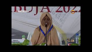 Aisha kabiru Shuaibu Gombe State Gaskia Tv African National Musabaqa Abuja 2022 [upl. by Kaz933]