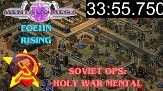 Mental Omega Foehn Rising Holy War Mental Speedrun in 3355 [upl. by Pilihp]