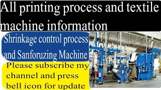 Sanforizing Machine shrinkage control process [upl. by Ditmore]