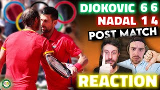 Djokovic DOMINATES Nadal 💪  Paris Olympics 2024  Post Match Reaction [upl. by Amehr]