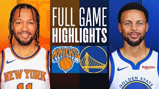 KNICKS at WARRIORS  FULL GAME HIGHLIGHTS  March 18 2024 [upl. by Ahsiekan]