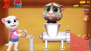 ANGELA TOM vs MY TALKING TOM  Kick The Buddy [upl. by Cung]