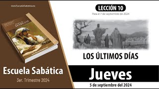 Escuela Sabática  Jueves 5 de septiembre del 2024  Lección Alumnos [upl. by Cadel]