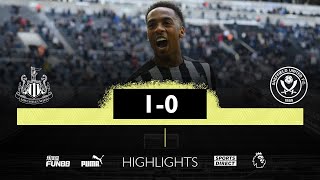 Newcastle United 1 Sheffield United 0  Premier League Highlights [upl. by Iphigeniah]