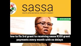 SASSA SRD R350 Grant Errors and How to Fix Them SASSA SASSASTATUES SRDR350 GRANT [upl. by Ezri270]