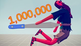 1000000 DAMAGE KNIFE 1v1 EACH UNIT  Totally Accurate Battle Simulator TABS [upl. by Keating]