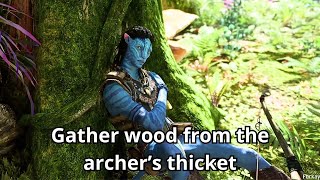 Gather Wood From The Archers Thicket Quest Guide  Avatar Frontiers of Pandora [upl. by Bergren171]