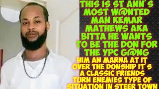 This Is St Anns Most WNTED Kemar Mathews aka BittaInternal GNG War Wid Him And Marna Ova Donship [upl. by Winifield]