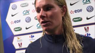 Amandine Henry Bleues  quotOn entend le public qui nous pousse et cest agréablequot [upl. by Andeee1]