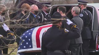 Funeral procession for Ofc Sahota makes way through ClarkCo [upl. by Mosora]