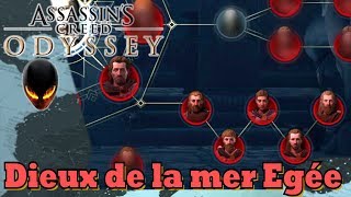 ASSASSINS CREED ODYSSEY Dieux de la mer Egée  Membres du Culte [upl. by Heimlich834]