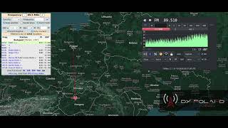 895 MHz  Rádió 1  Budapest  554 km in Poland  31102024 [upl. by Haldes]