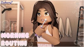 BLOXBURG ROLEPLAY  My Morning Routine  Roblox role play VLOG [upl. by Claud832]