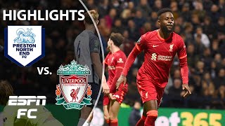 Divock Origi’s RIDICULOUS back heel helps Liverpool past Preston  Carabao Cup Highlights  ESPN FC [upl. by Sidonie394]