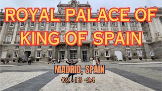 THE ROYAL PALACE OF THE KING OF SPAIN 21324 [upl. by Caresse]