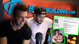 Derek amp Chris React To His First Steroid Cycle Logged On Bodybuildingcom [upl. by Aicsila111]