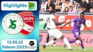 Highlights Yverdon  Sport FC vs FC Thun 13052023 [upl. by Katee548]