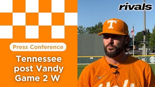 Tennessee baseball coach Tony Vitello recaps Game 2 win over Vanderbilt [upl. by Berman307]