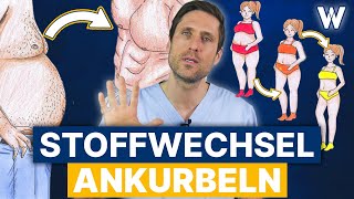 Den Stoffwechsel ankurbeln und dabei Gewicht verlieren 5 Tipps für Fettstoffwechsel amp Metabolismus [upl. by Yaf]