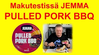 Makutestissä JEMMA PULLED PORK BBQ [upl. by Nickles614]