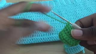 HOW TO CROCHET A WAISTBAND FOR CROCHET SHORTSDRESSSKIRT TUTORIAL [upl. by Oisangi]