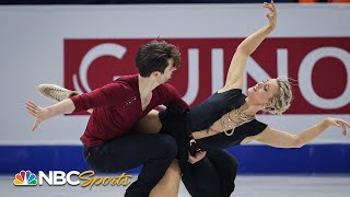 Hubbell and Donohue clinch ice dance silver in Italy despite slipup  NBC Sports [upl. by Arema202]