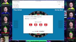 World Matchplay Darts 2024  Darts Live Stream  116 Finals  Darts Results Today [upl. by Yatnoed226]