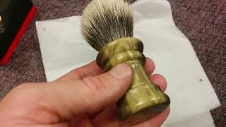 Horn shaving brush handle [upl. by Balduin]