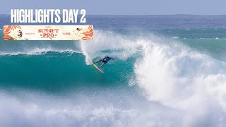 Day 2 Highlights from The Hawaiian Islands Sunset Pro [upl. by Chud]