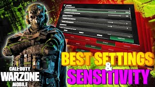 Warzone Mobile SETTINGS amp SENSITIVITY  Warzone Mobile TIPS amp TRICKS [upl. by Annatnas]