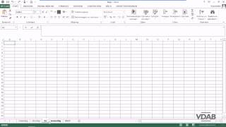 Excel 201344Werken met werkbladen [upl. by Asirral]