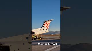 Mostar Airport medjugorje mostar airport travel [upl. by Nerual718]