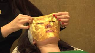 Secret to Youth Pure Gold Mask Beauty Treatment [upl. by Suicul]