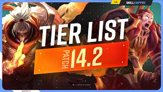 NEW TIER LIST for PATCH 142  League of Legends [upl. by Amaso]