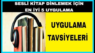 En İyi Sesli Kitap Uygulamaları 5 Program [upl. by Stultz]