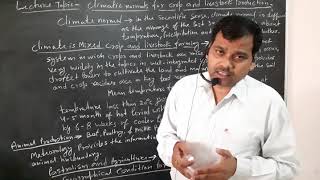 Course Meteorology Lecture Topic climatic normals for crop and livestock productionby VKMishra [upl. by Amuh]