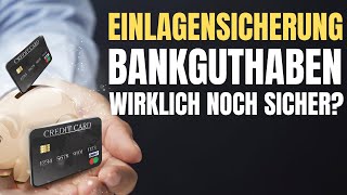 Einlagensicherung  Ist unser Bankguthaben sicher Enteignung der Bankkunden durch SAG amp EDIS [upl. by Almeria]