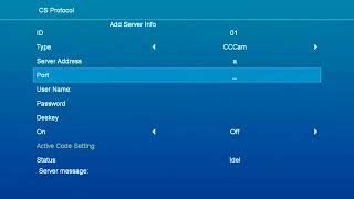 How to configure the CCcam clines to GT Media Free Sat V8 NOVA TV Box [upl. by Noloc]